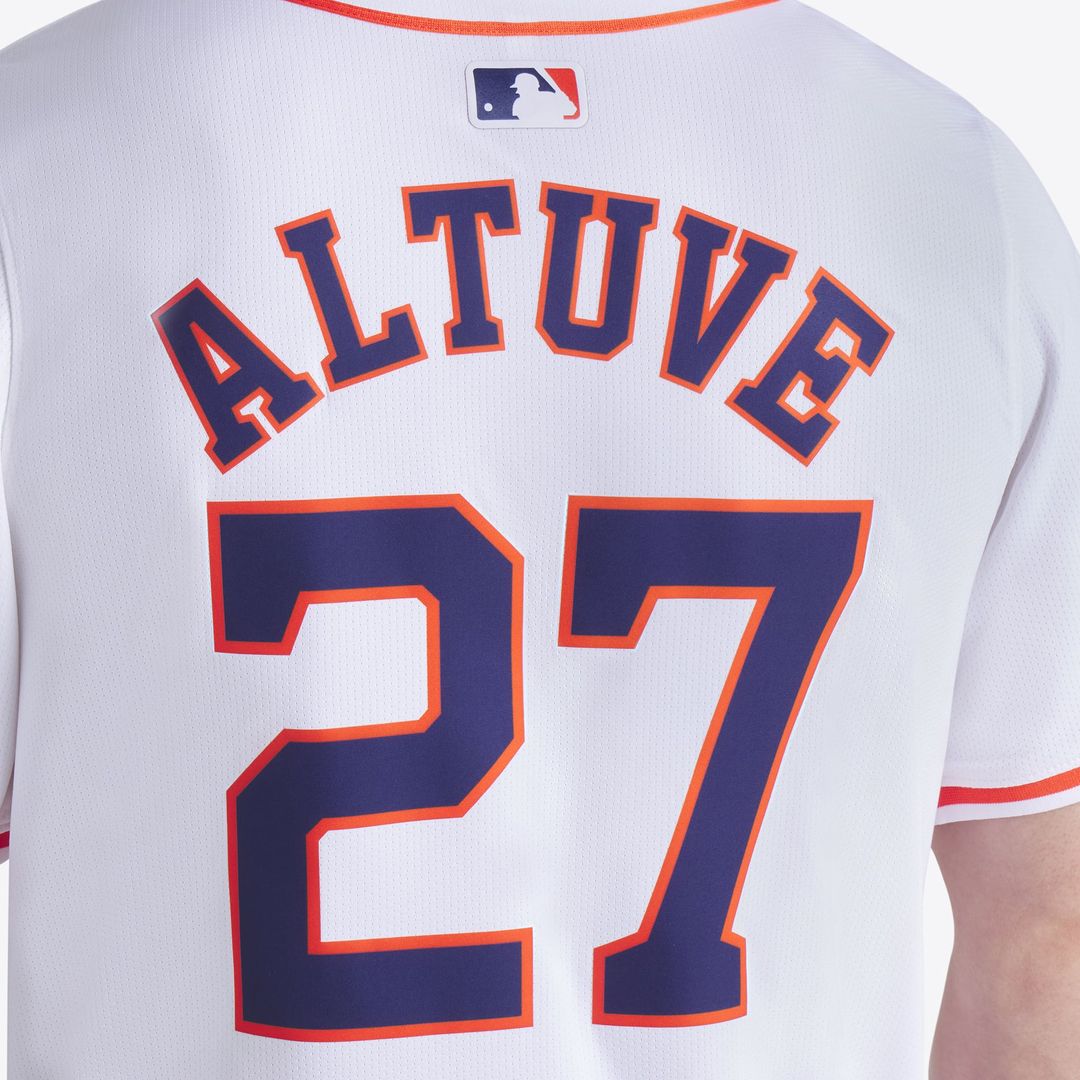 Houston Astros Jose Altuve White Home Limited Baseball Jersey | MLB Baseball Jersey