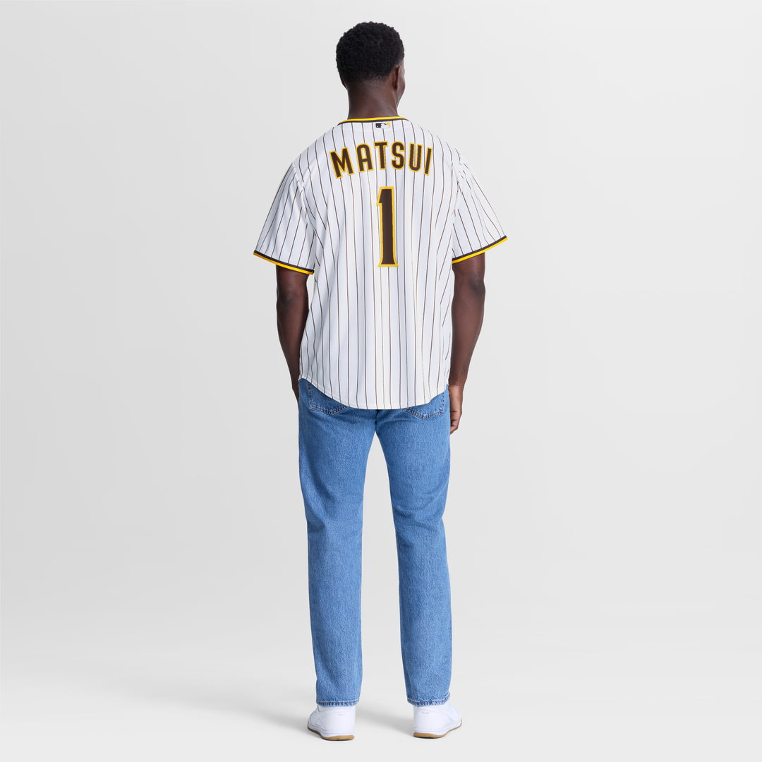 San Diego Padres Yuki Matsui White Home Replica Baseball Jersey | MLB Baseball Jersey