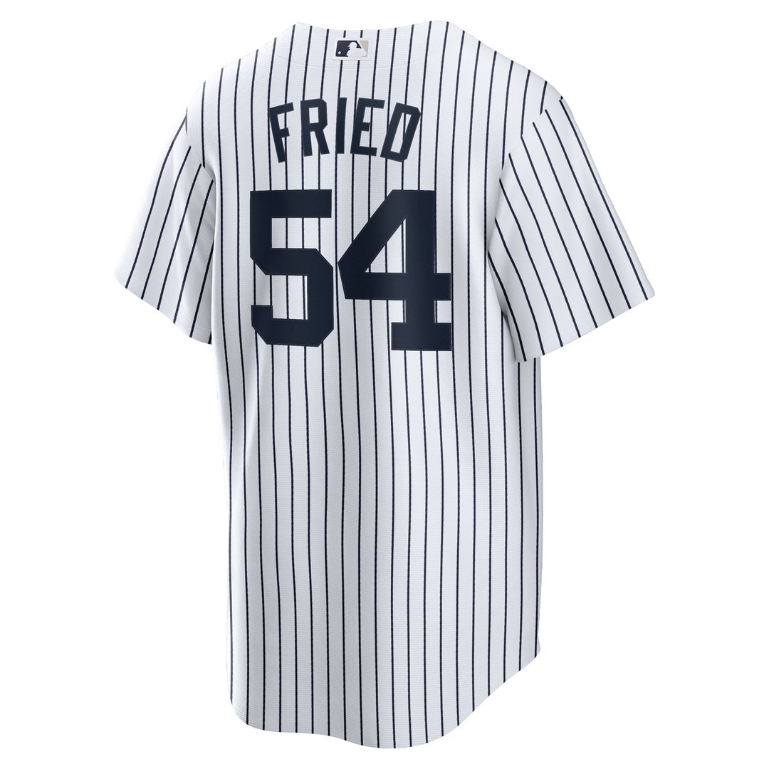 New York Yankees Max Fried White Home Replica Baseball Jersey | MLB Baseball Jersey