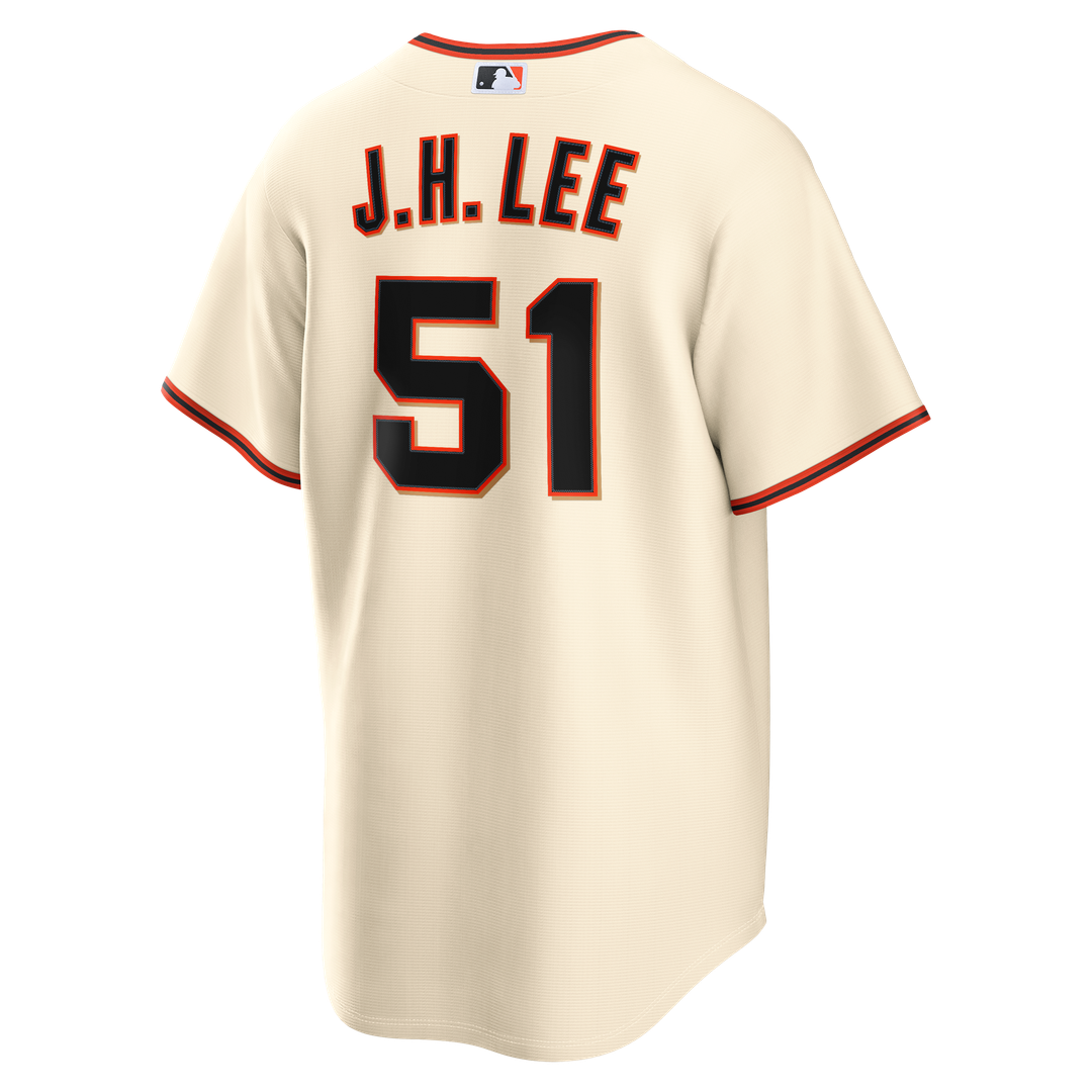 San Francisco Giants Jung Hoo Lee Cream Home Replica Baseball Jersey | MLB Baseball Jersey