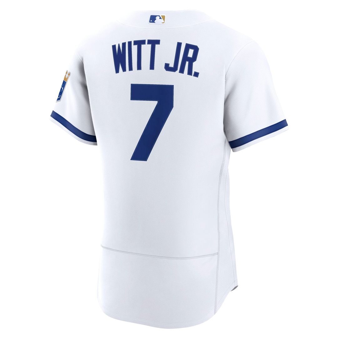 Kansas City Royals Bobby Witt Jr. White Authentic Baseball Jersey | MLB Baseball Jersey
