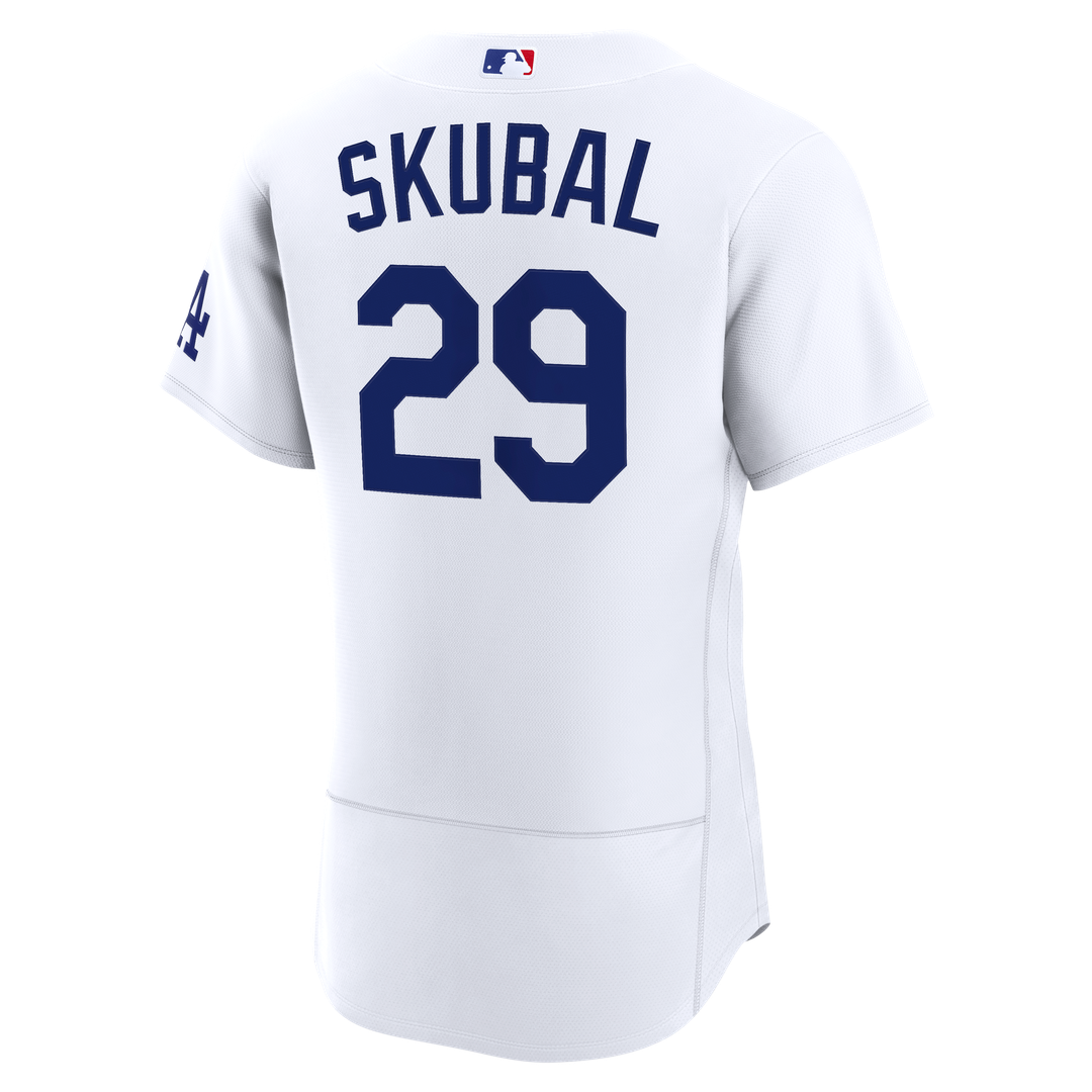 Los Angeles Dodgers Tarik Skubal White Home Authentic Baseball Jersey | MLB Baseball Jersey