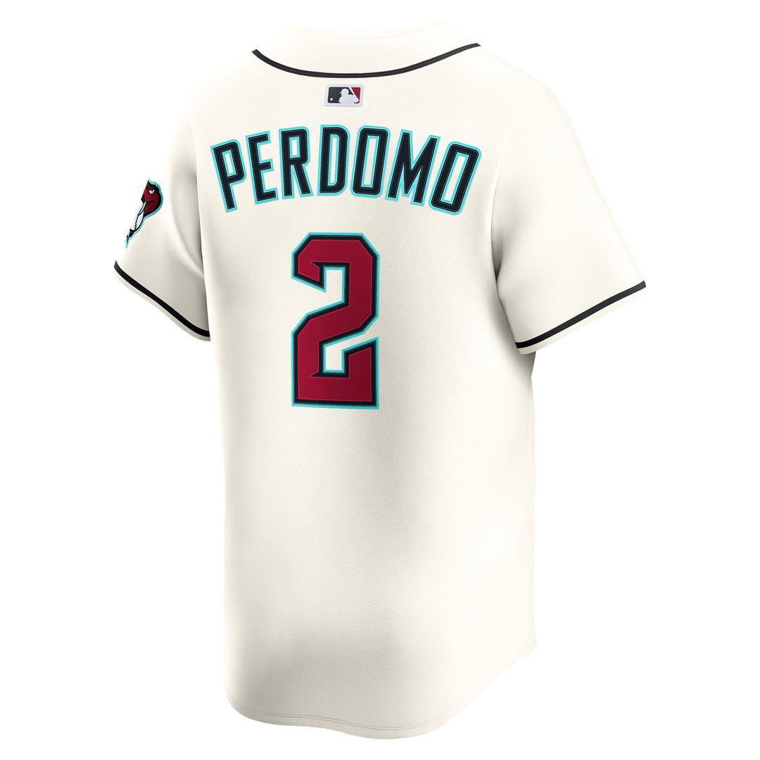 Arizona Diamondbacks Geraldo Perdomo Cream Home Limited Baseball Jersey | MLB Baseball Jersey
