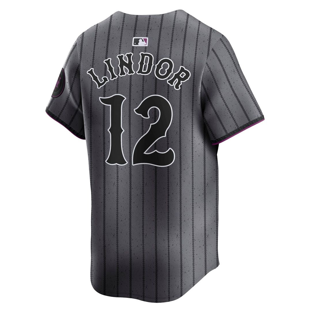 New York Mets Francisco Lindor Gray City Connect Limited Baseball Jersey | MLB Baseball Jersey