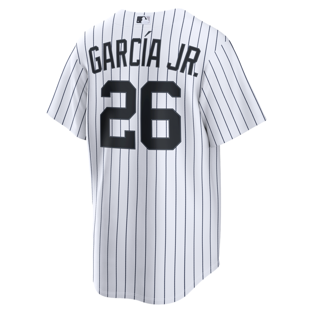 New York Yankees Luis García Jr. White Home Replica Baseball Jersey | MLB Baseball Jersey