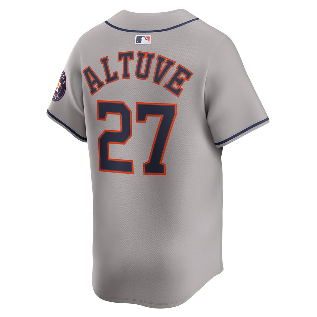 Houston Astros Jose Altuve Orange Alternate Limited Baseball Jersey | MLB Baseball Jersey