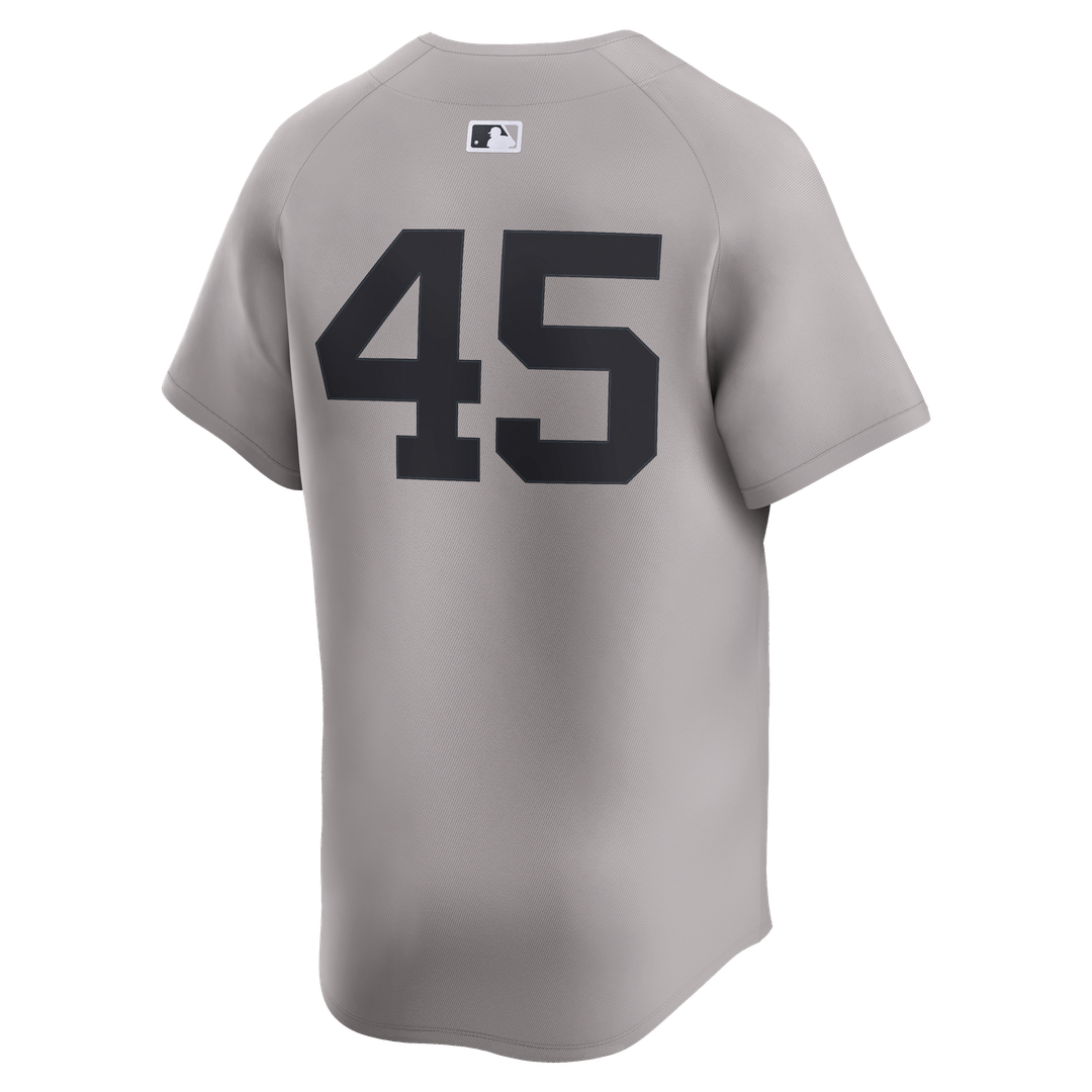 New York Yankees Gerrit Cole Gray Road Limited Baseball Jersey | MLB Baseball Jersey