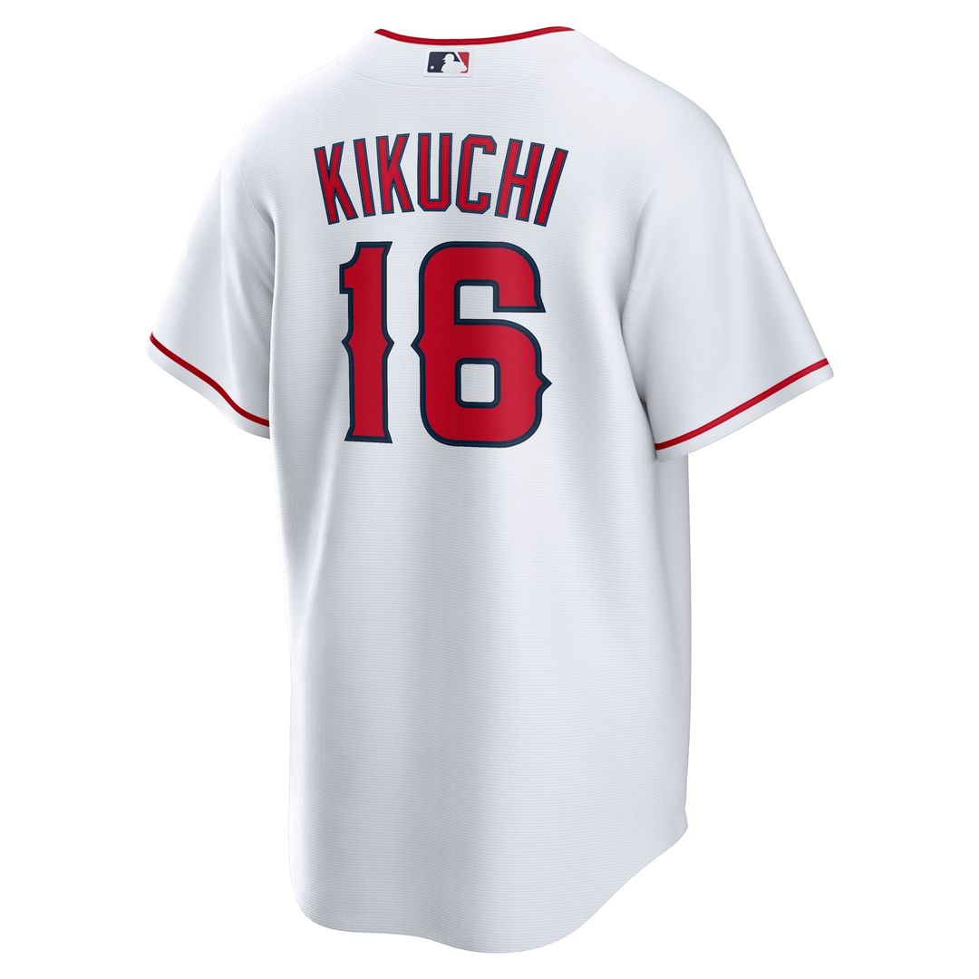 Los Angeles Angels Yusei Kikuchi White Home Replica Baseball Jersey | MLB Baseball Jersey