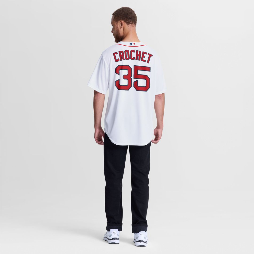 Boston Red Sox Garrett Crochet White Home Replica Baseball Jersey | MLB Baseball Jersey