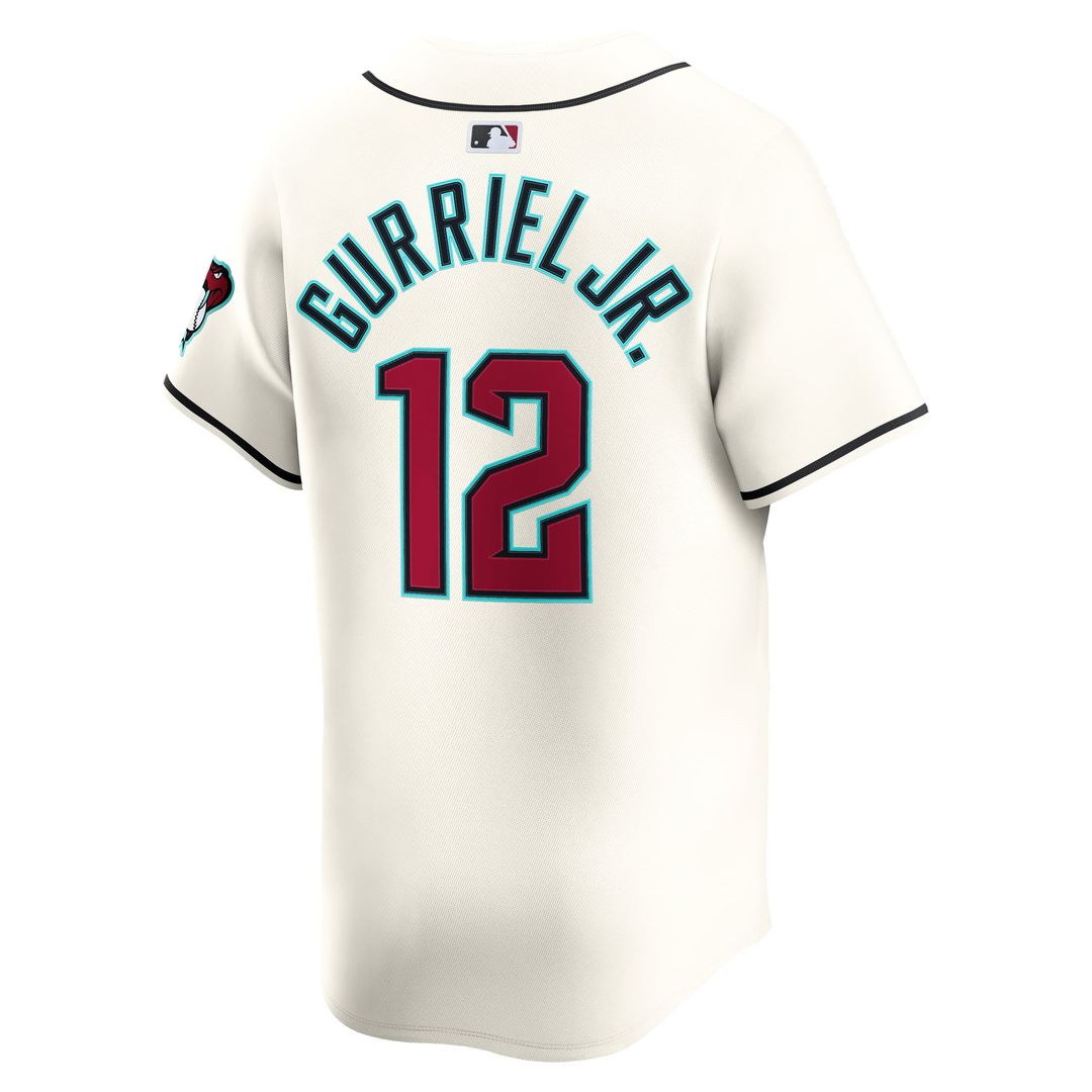 Arizona Diamondbacks Lourdes Gurriel Jr. Cream Home Limited Baseball Jersey | MLB Baseball Jersey