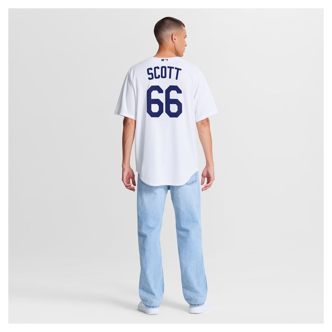 Los Angeles Dodgers Tanner Scott White Home Replica Baseball Jersey | MLB Baseball Jersey