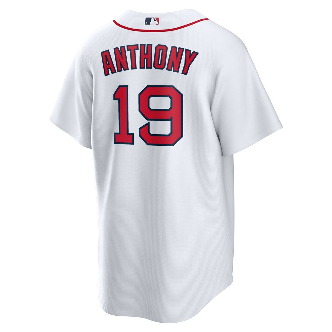 Boston Red Sox Roman Anthony White Home Replica Baseball Jersey | MLB Baseball Jersey