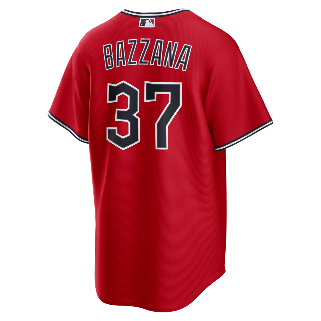 Cleveland Guardians Travis Bazzana Red Alternate Replica Baseball Jersey | MLB Baseball Jersey