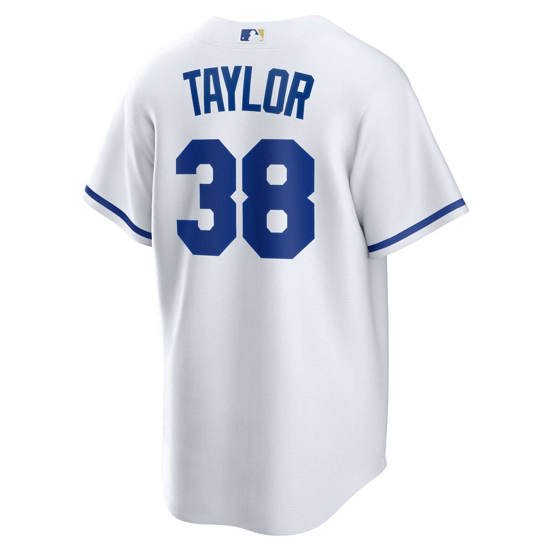 Kansas City Royals Josh Taylor White Home Replica Baseball Jersey | MLB Baseball Jersey