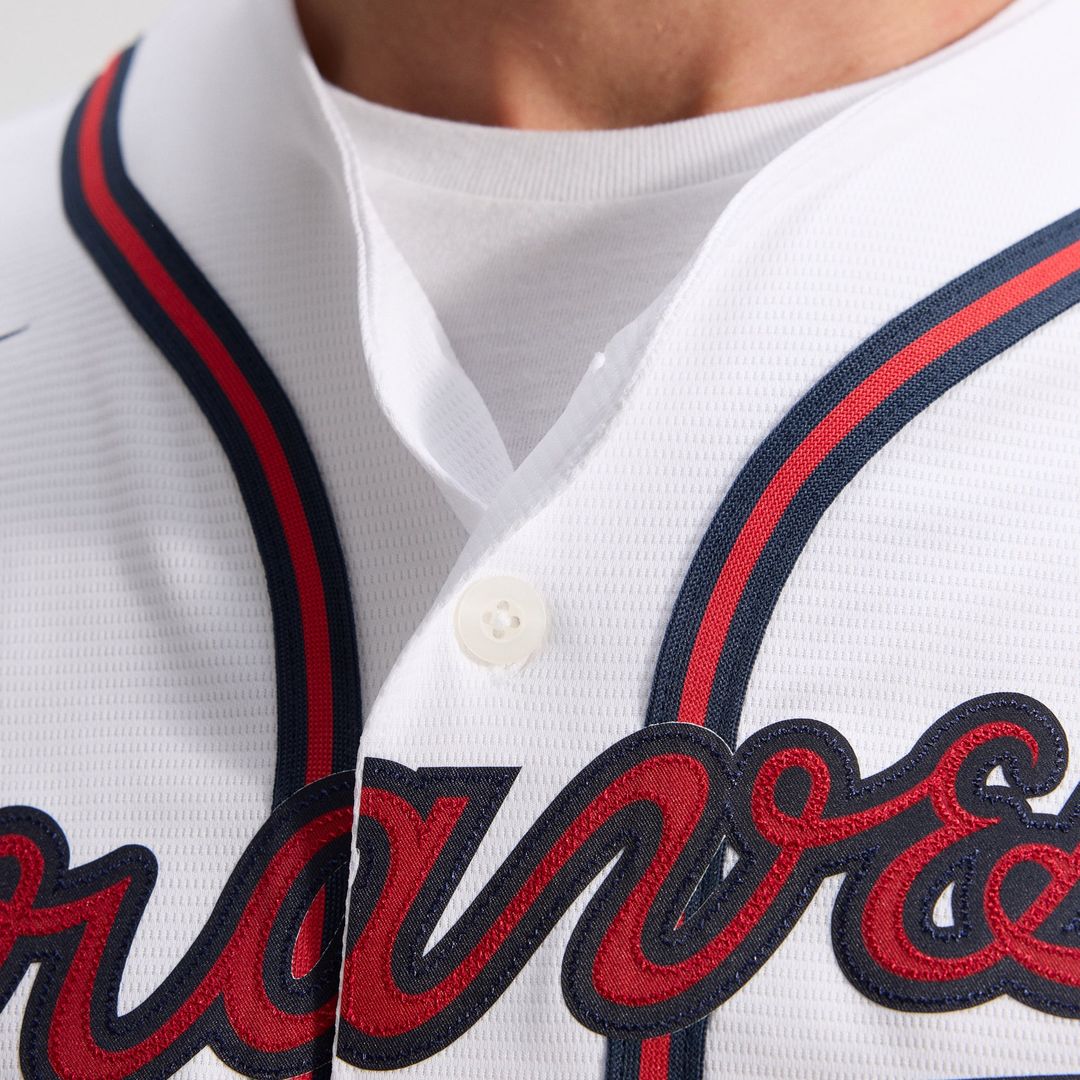 Atlanta Braves White Home Replica Team Baseball Jersey | MLB Baseball Jersey