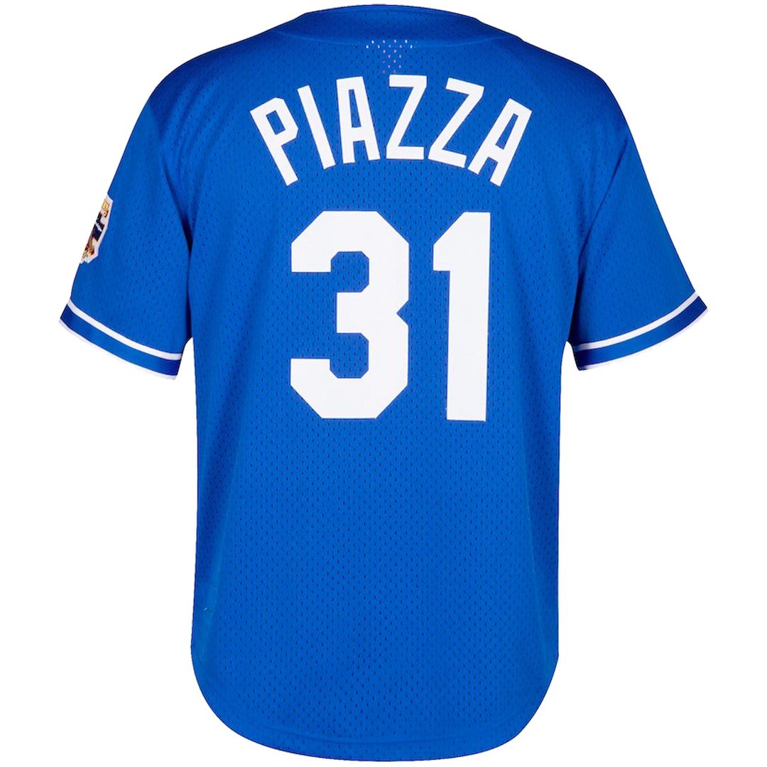 Los Angeles Dodgers Mike Piazza Royal Big & Tall Cooperstown Mesh Batting Practice Baseball Jersey | MLB Baseball Jersey