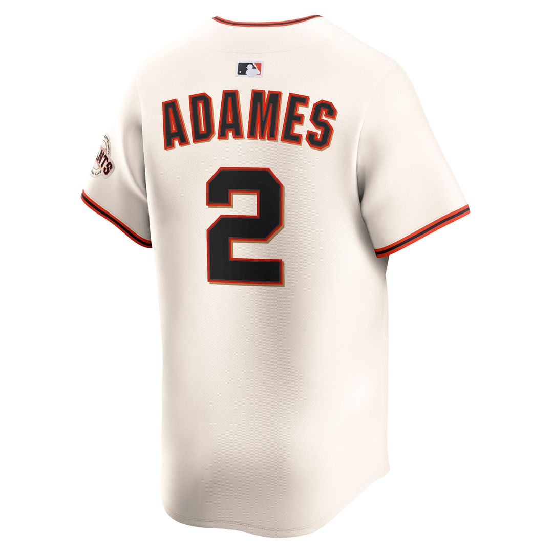 San Francisco Giants Willy Adames Cream Home Limited Baseball Jersey | MLB Baseball Jersey