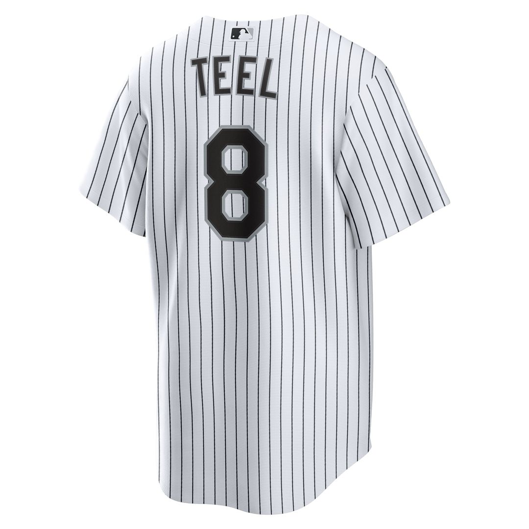 Chicago White Sox Kyle Teel White Home Replica Baseball Jersey | MLB Baseball Jersey