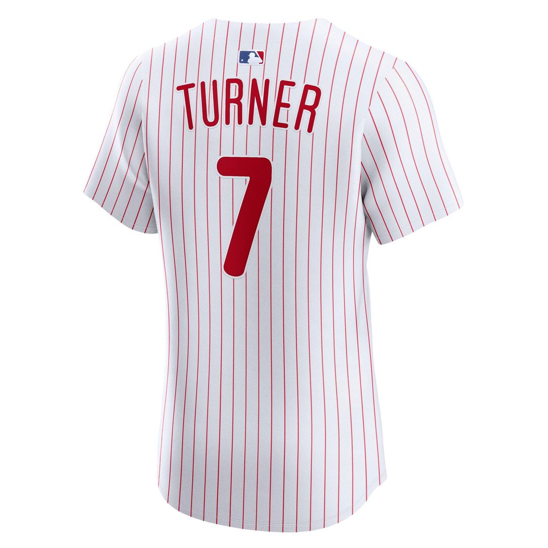 Philadelphia Phillies Trea Turner White Home Elite Baseball Jersey | MLB Baseball Jersey