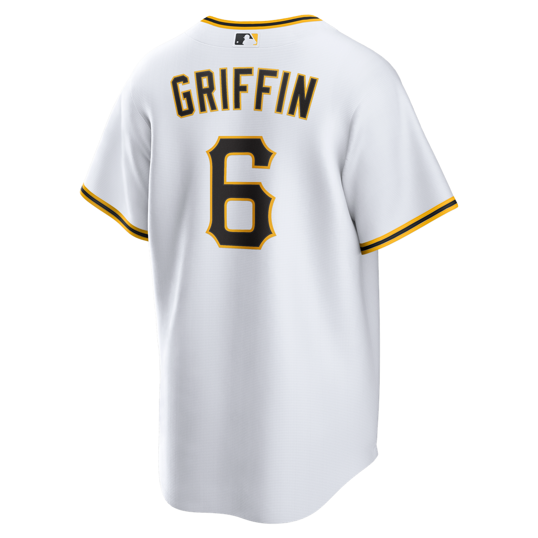 Pittsburgh Pirates Konnor Griffin White Home Replica Baseball Jersey | MLB Baseball Jersey