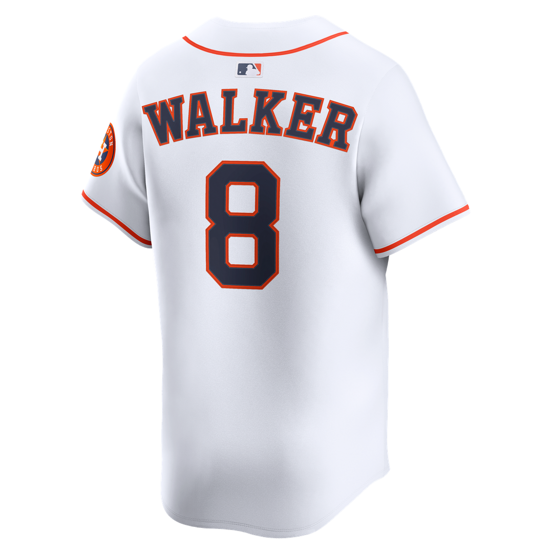 Houston Astros Christian Walker White Home Limited Baseball Jersey | MLB Baseball Jersey