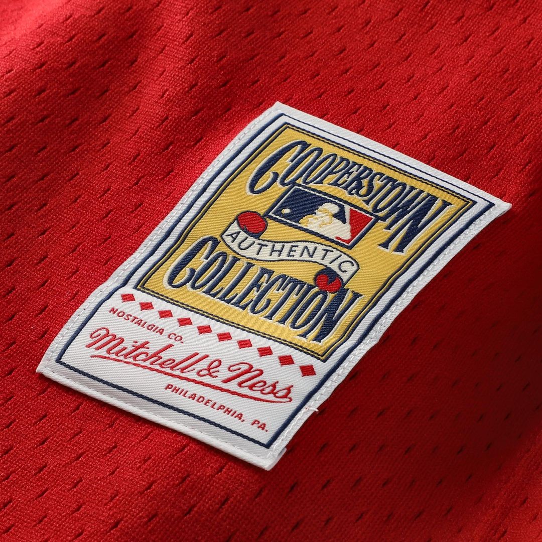 Cincinnati Reds Johnny Bench Red Cooperstown Collection Big & Tall Mesh Batting Practice Baseball Jersey | MLB Baseball Jersey