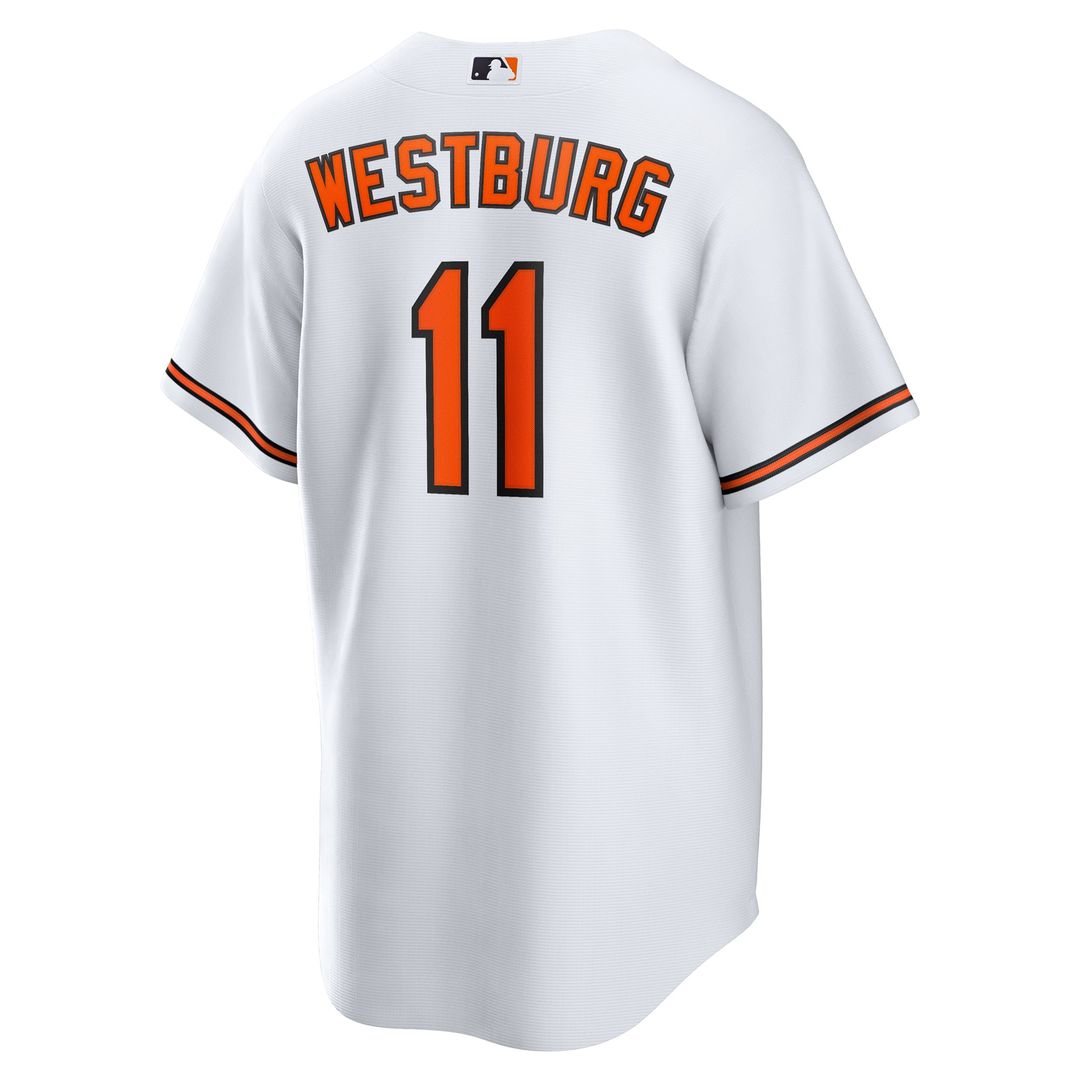 Baltimore Orioles Westburg White Home Replica Baseball Jersey | MLB Baseball Jersey