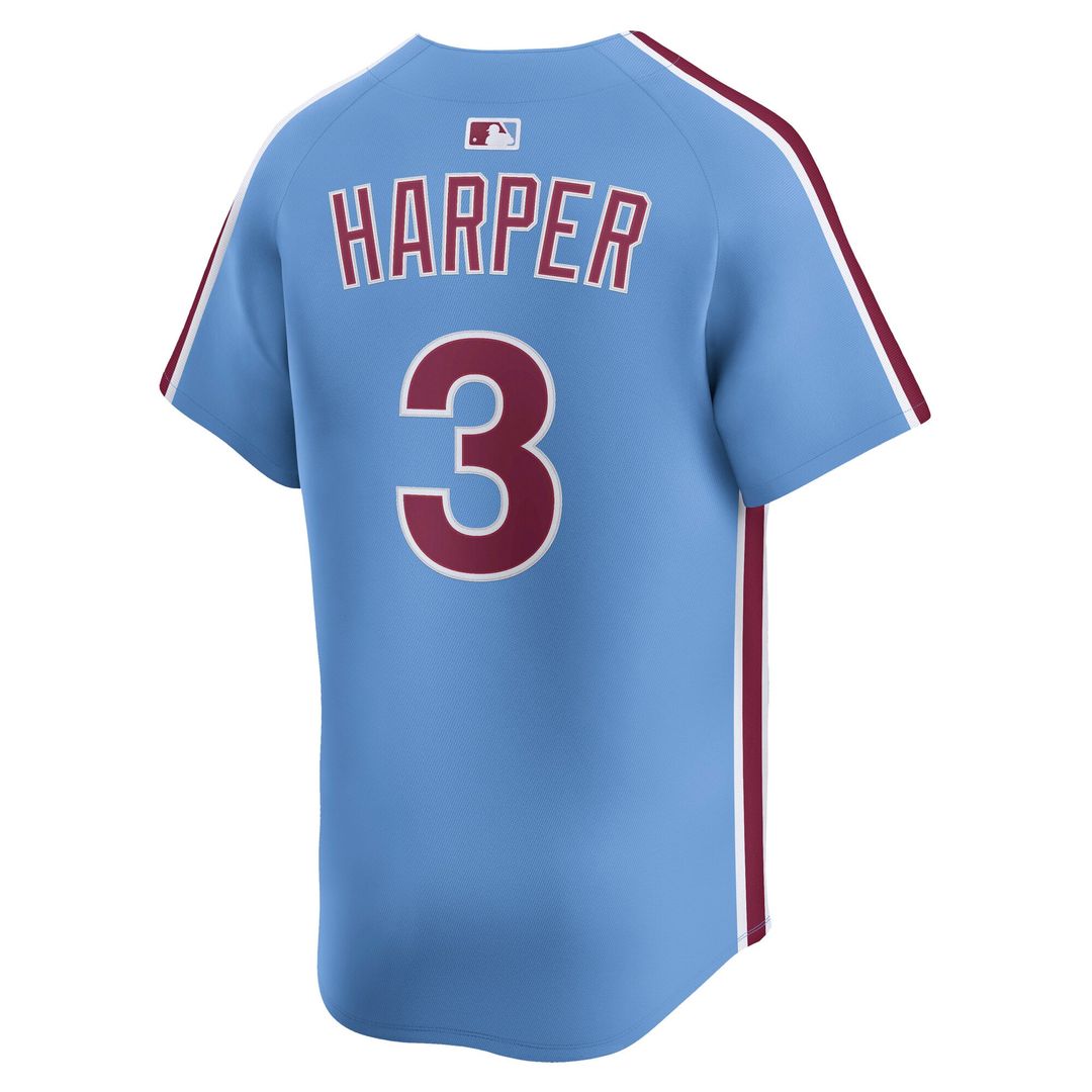 Philadelphia Phillies Bryce Harper Gray Road Limited Baseball Jersey | MLB Baseball Jersey