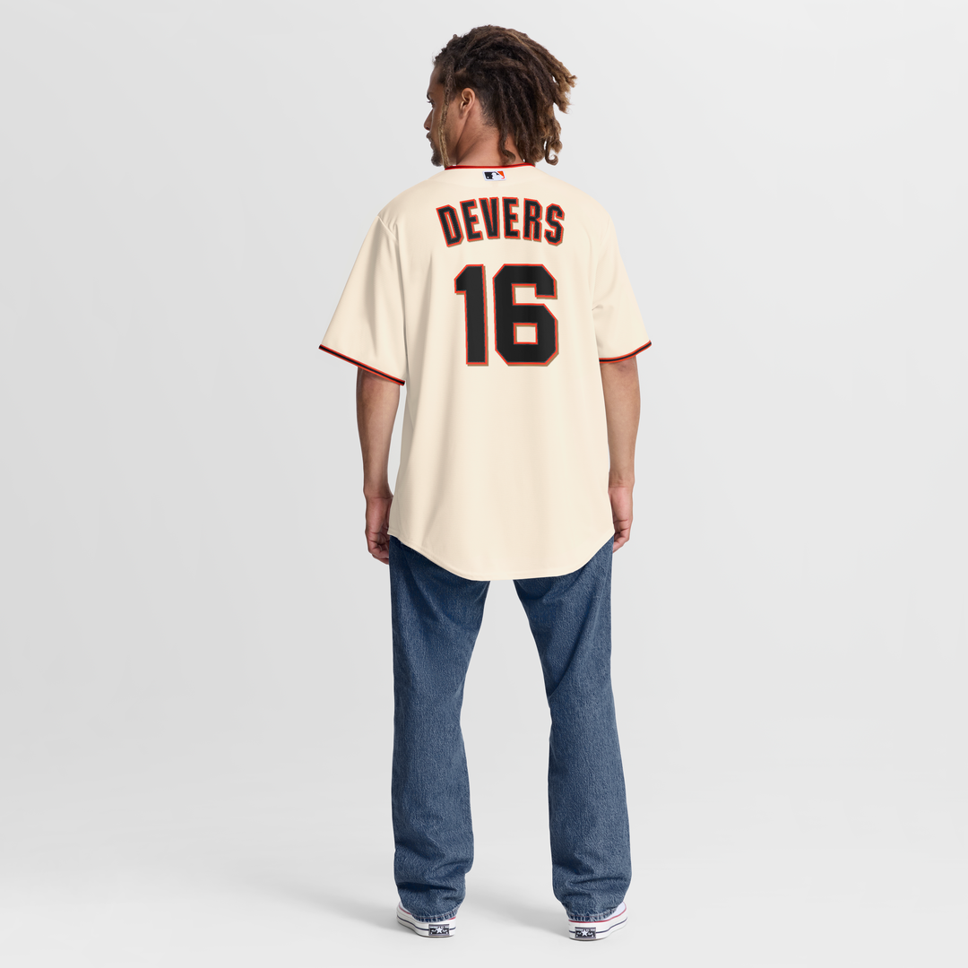 San Francisco Giants Rafael Devers Cream Home Replica Baseball Jersey | MLB Baseball Jersey