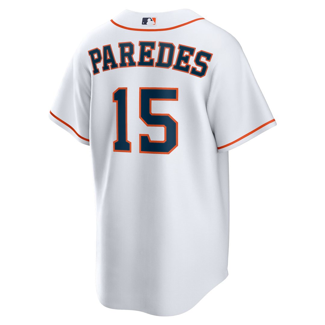 Houston Astros Isaac Paredes White Home Replica Baseball Jersey | MLB Baseball Jersey