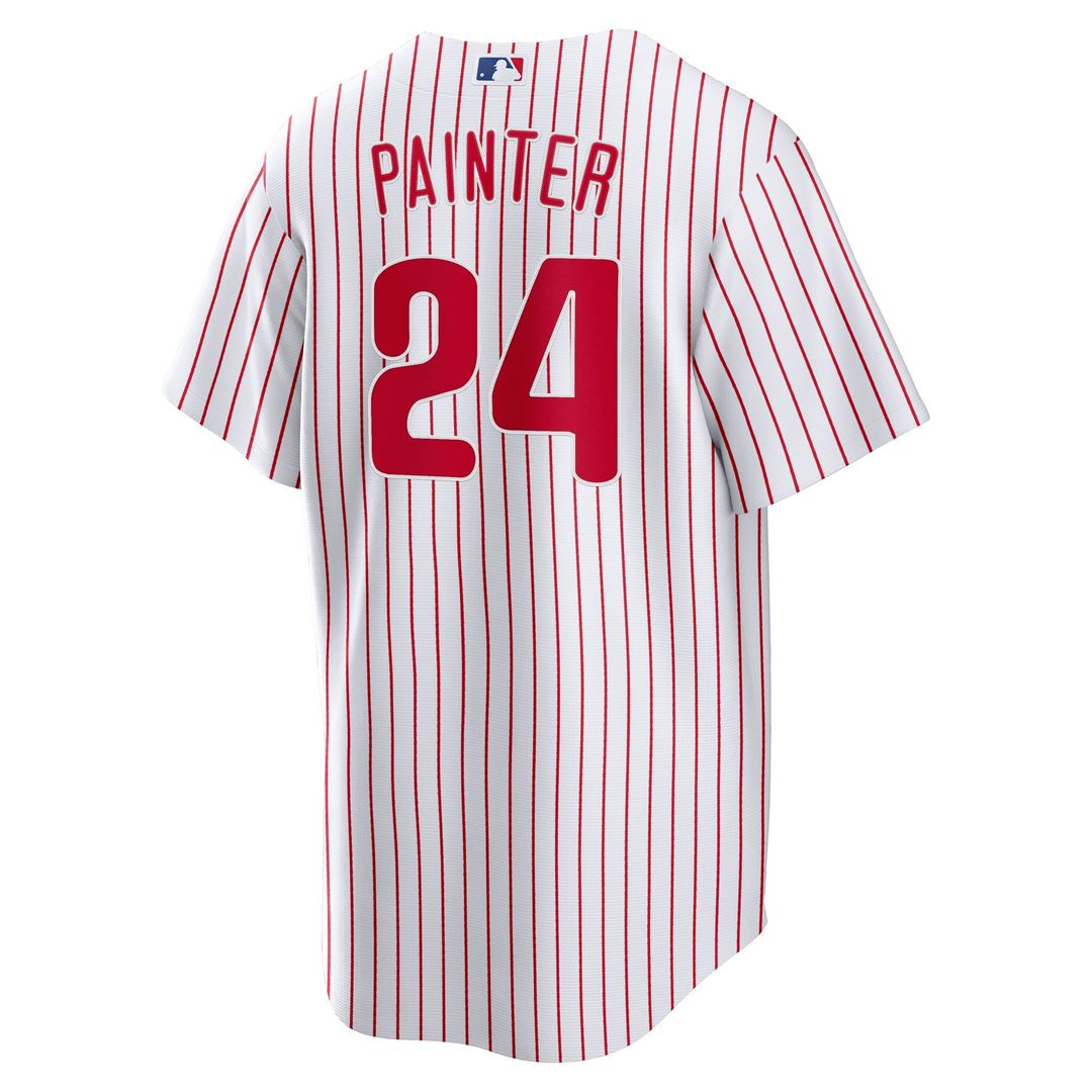 Philadelphia Phillies Andrew Painter White Home Replica Baseball Jersey | MLB Baseball Jersey