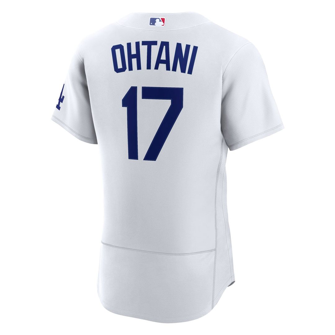 Los Angeles Dodgers Shohei Ohtani White Home Authentic Baseball Jersey | MLB Baseball Jersey
