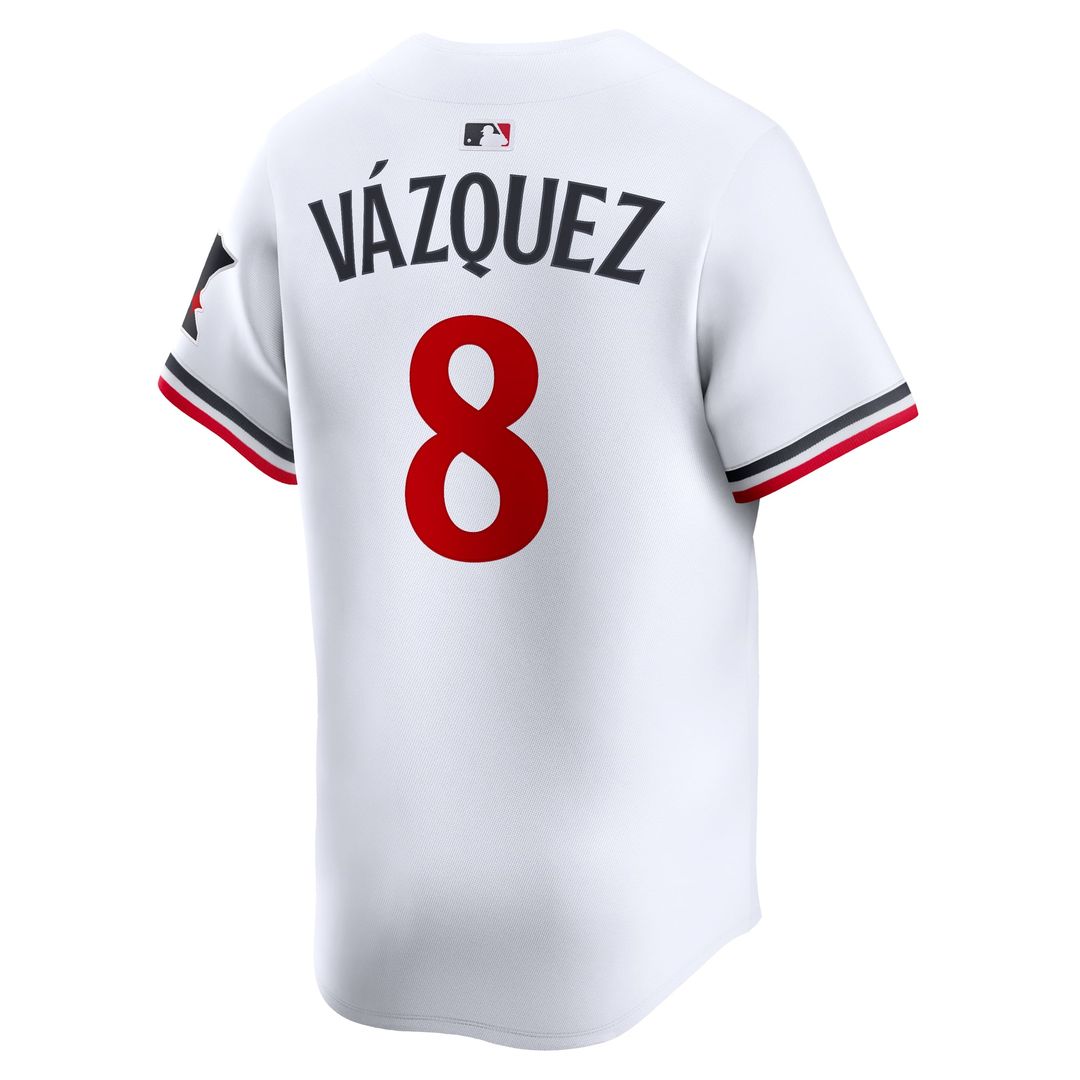 Minnesota Twins Christian Vázquez White Home Limited Baseball Jersey | MLB Baseball Jersey