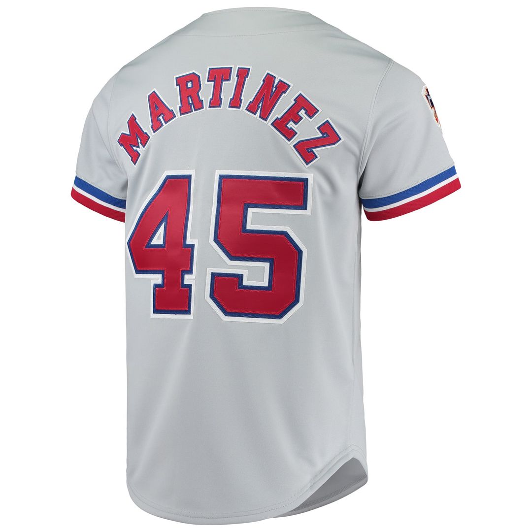 Montreal Expos Pedro Martinez Gray Cooperstown Collection Authentic Baseball Jersey | MLB Baseball Jersey