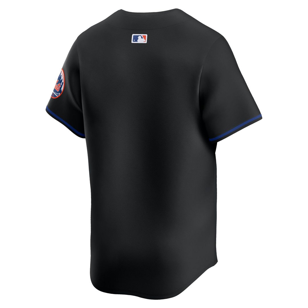 New York Mets Black Alternate Limited Baseball Jersey | MLB Baseball Jersey