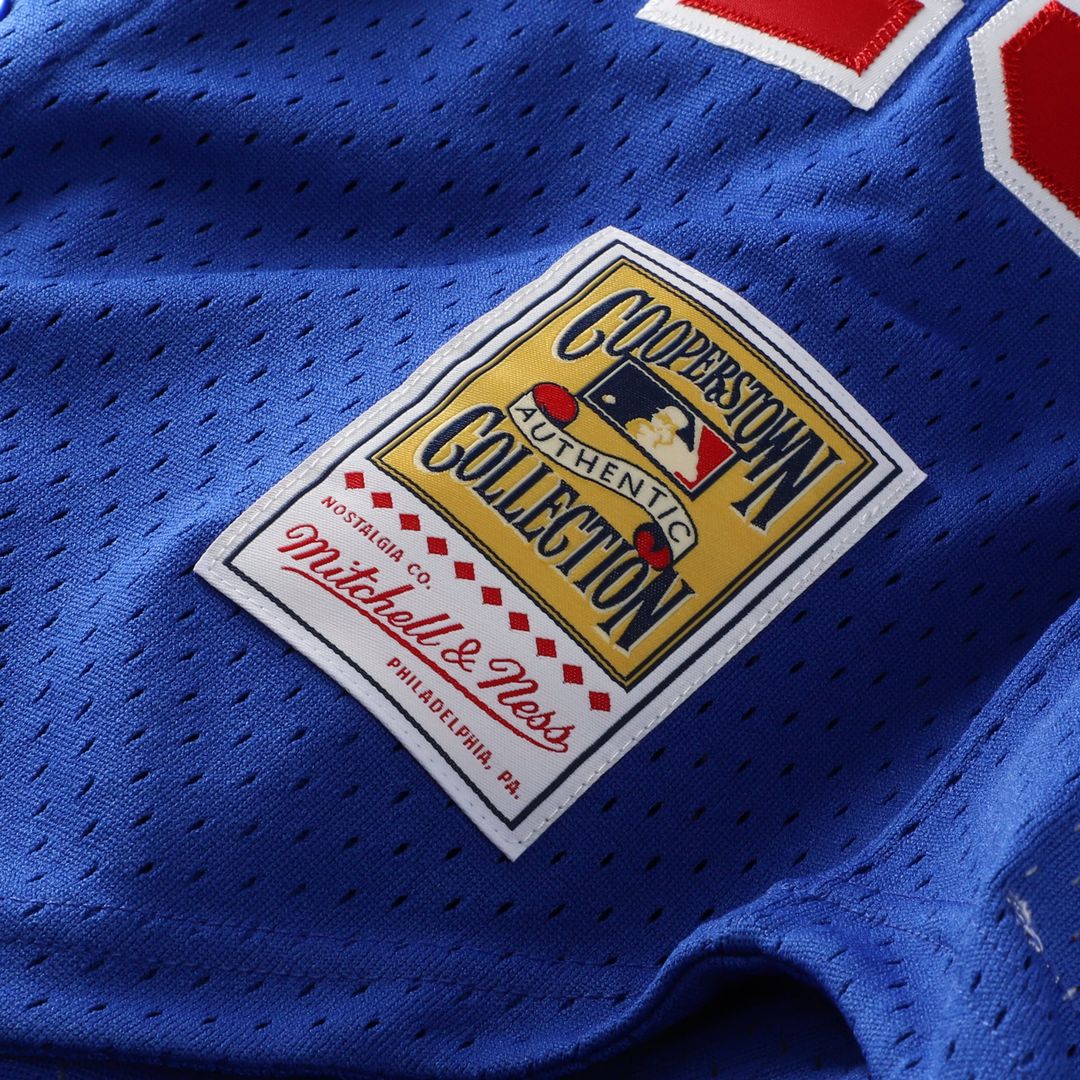 Montreal Expos Pedro Martinez Blue Cooperstown Collection Mesh Batting Practice Button-Up Baseball Jersey | MLB Baseball Jersey