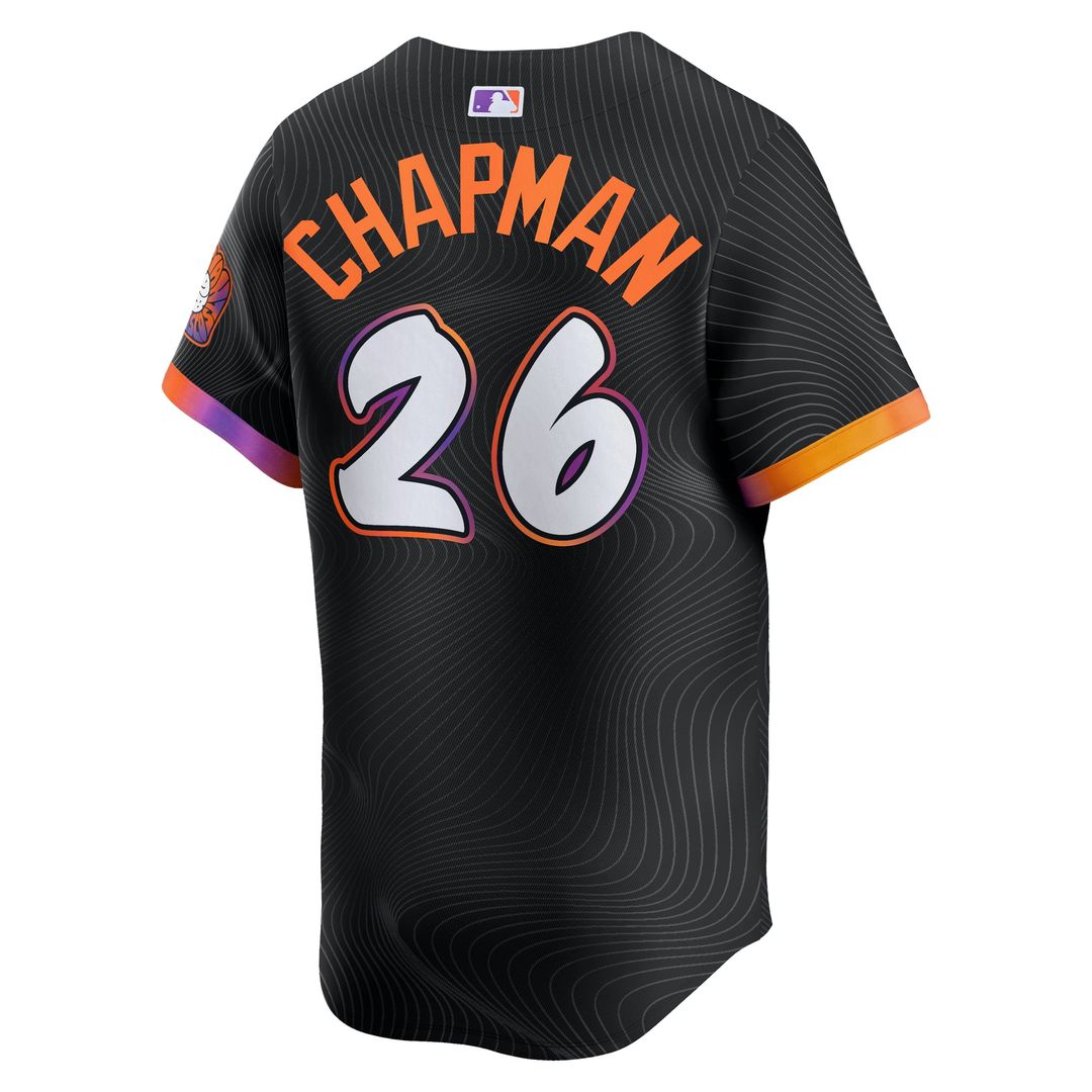 San Francisco Giants Matt Chapman Anthracite 2025 City Connect Limited Baseball Jersey | MLB Baseball Jersey