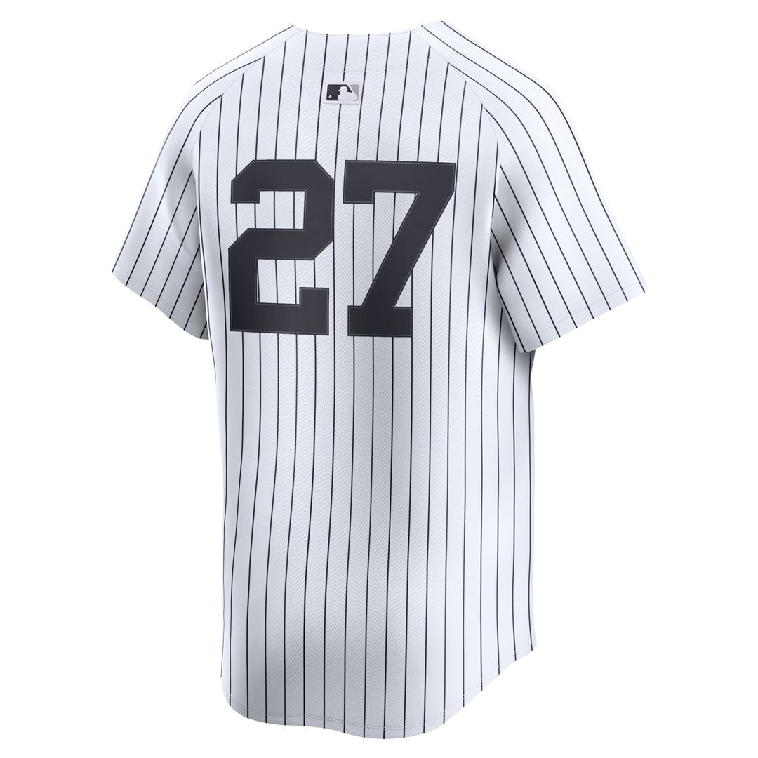 New York Yankees Giancarlo Stanton White Home Limited Baseball Jersey | MLB Baseball Jersey