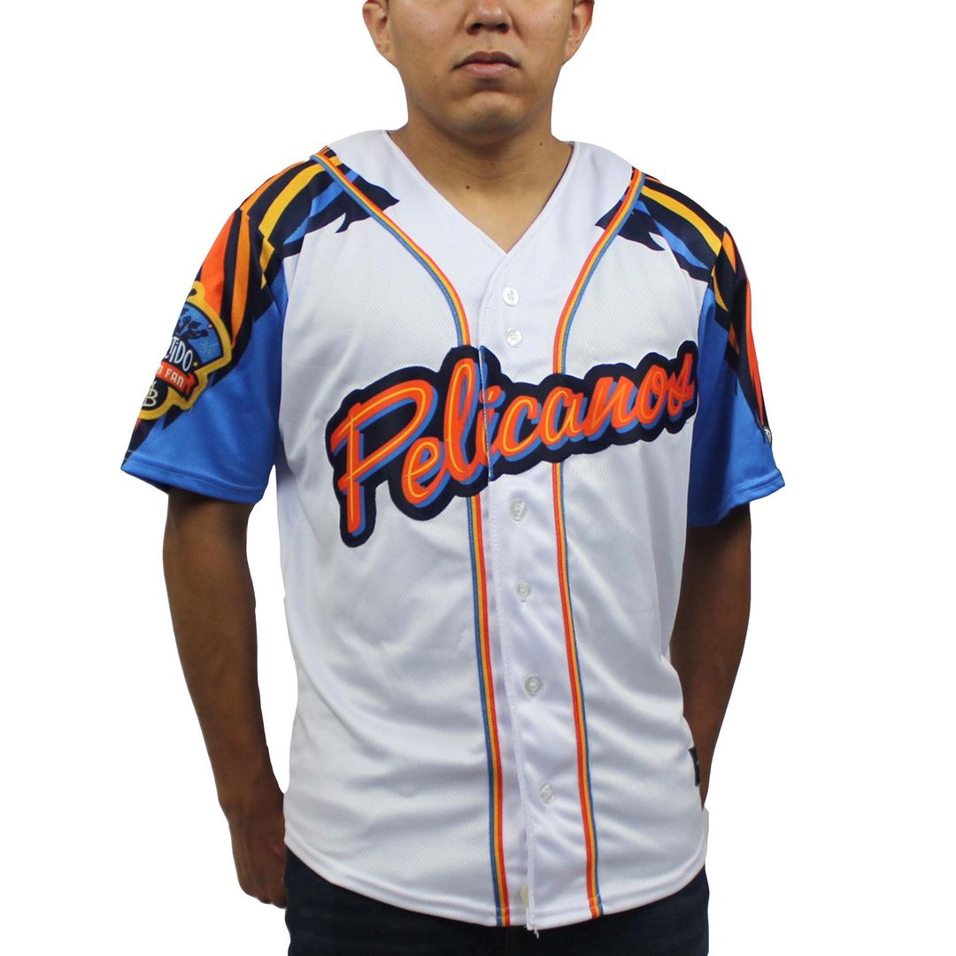 Myrtle Beach Pelicans White Copa Replica Baseball Jersey