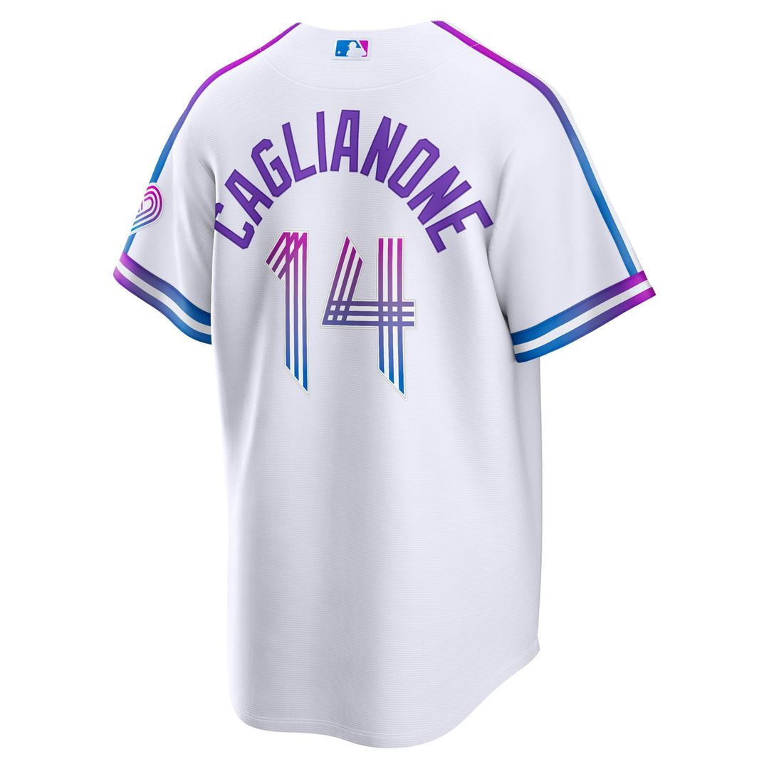 Kansas City Royals Jac Caglianone White 2026 City Connect Stadium Baseball Jersey | MLB Baseball Jersey