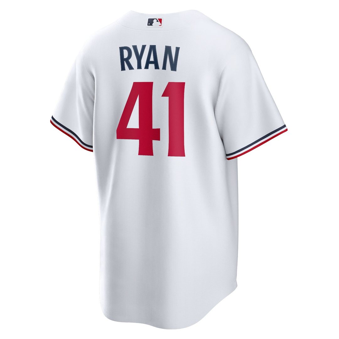 Minnesota Twins Joe Ryan White Home Replica Baseball Jersey | MLB Baseball Jersey