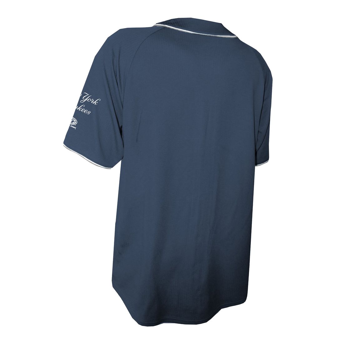 New York Yankees Stitches Navy Team Color Full-Button Fashion Baseball Jersey | MLB Baseball Jersey