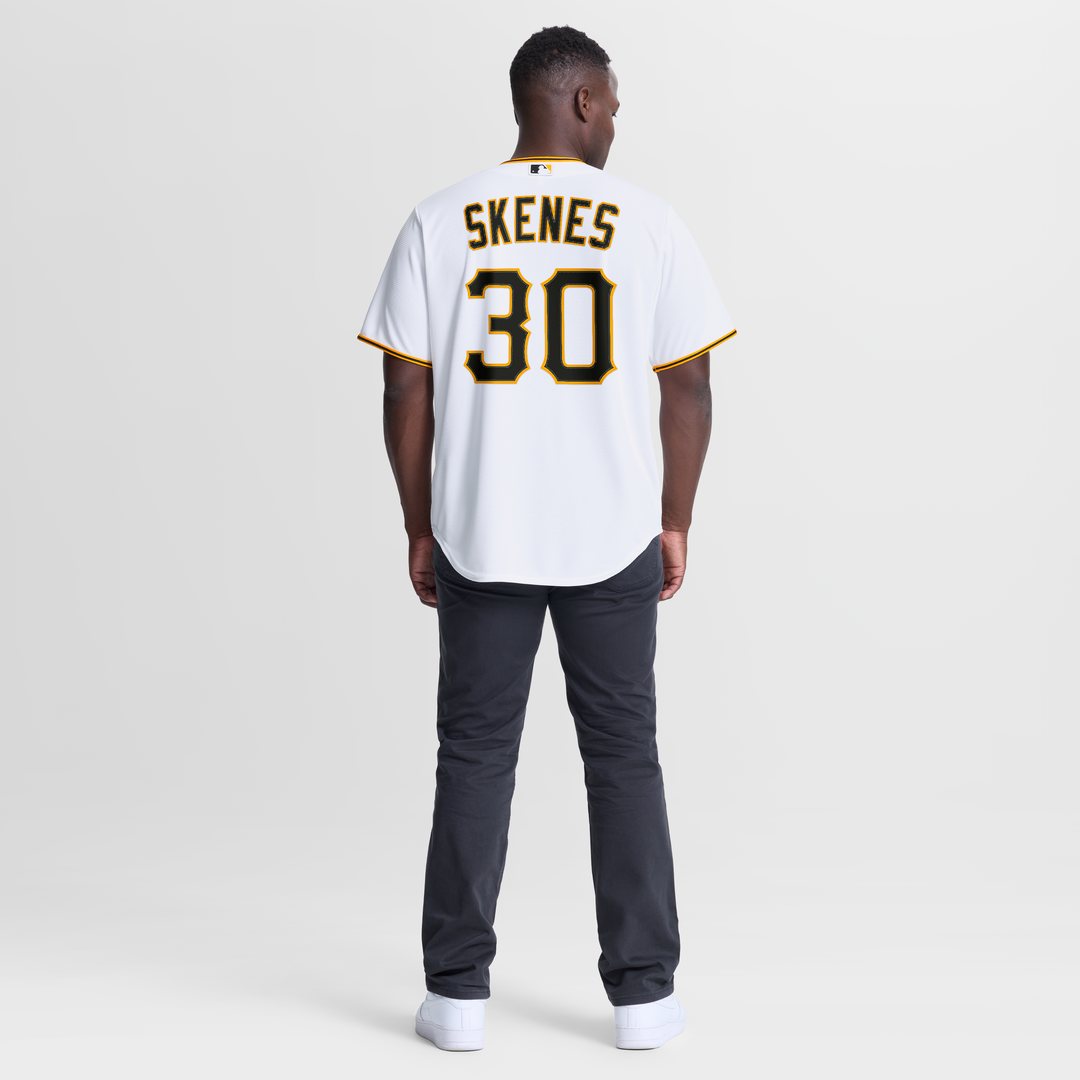 Pittsburgh Pirates Paul Skenes White Home Replica Baseball Jersey | MLB Baseball Jersey