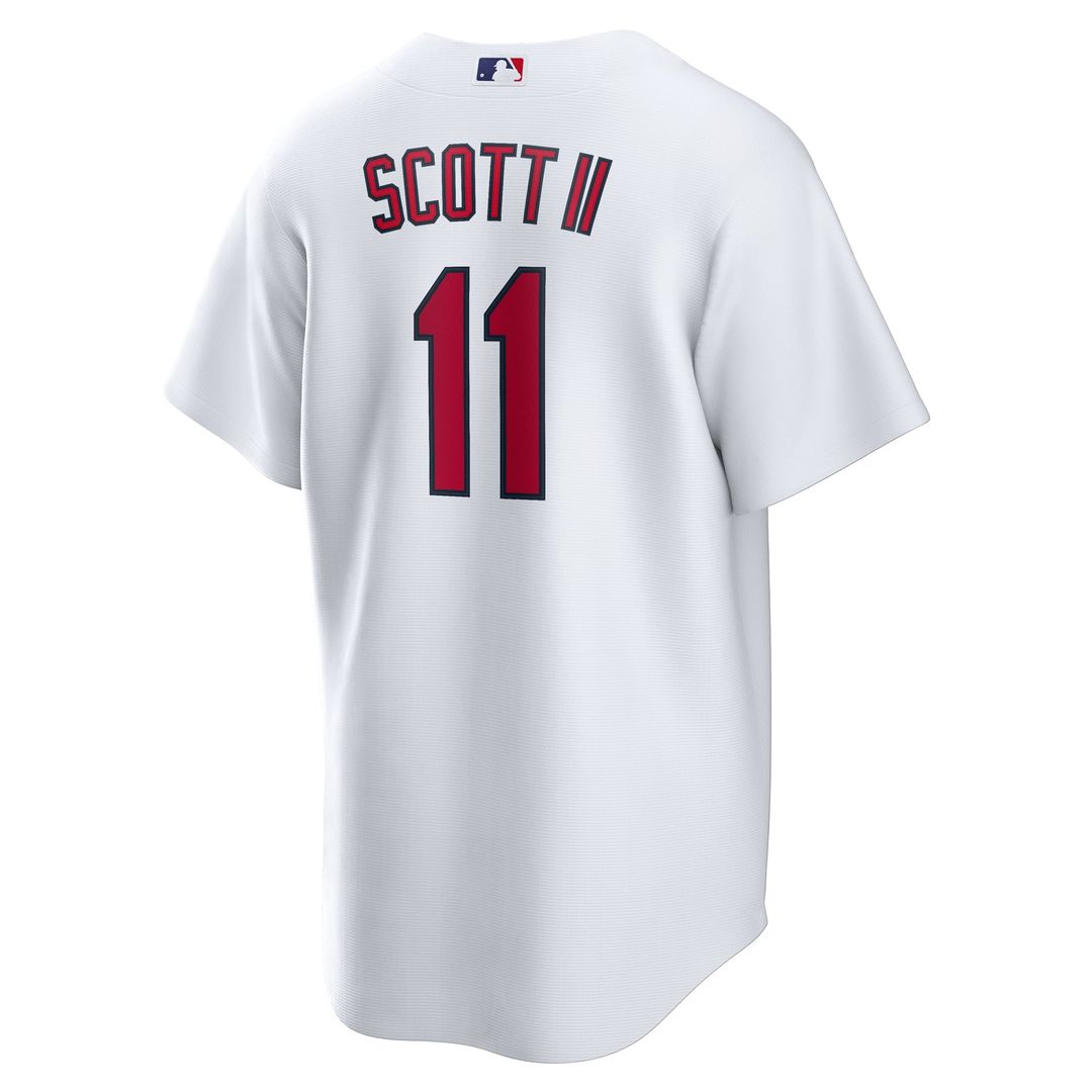 St. Louis Cardinals Victor Scott II White Home Replica Baseball Jersey | MLB Baseball Jersey