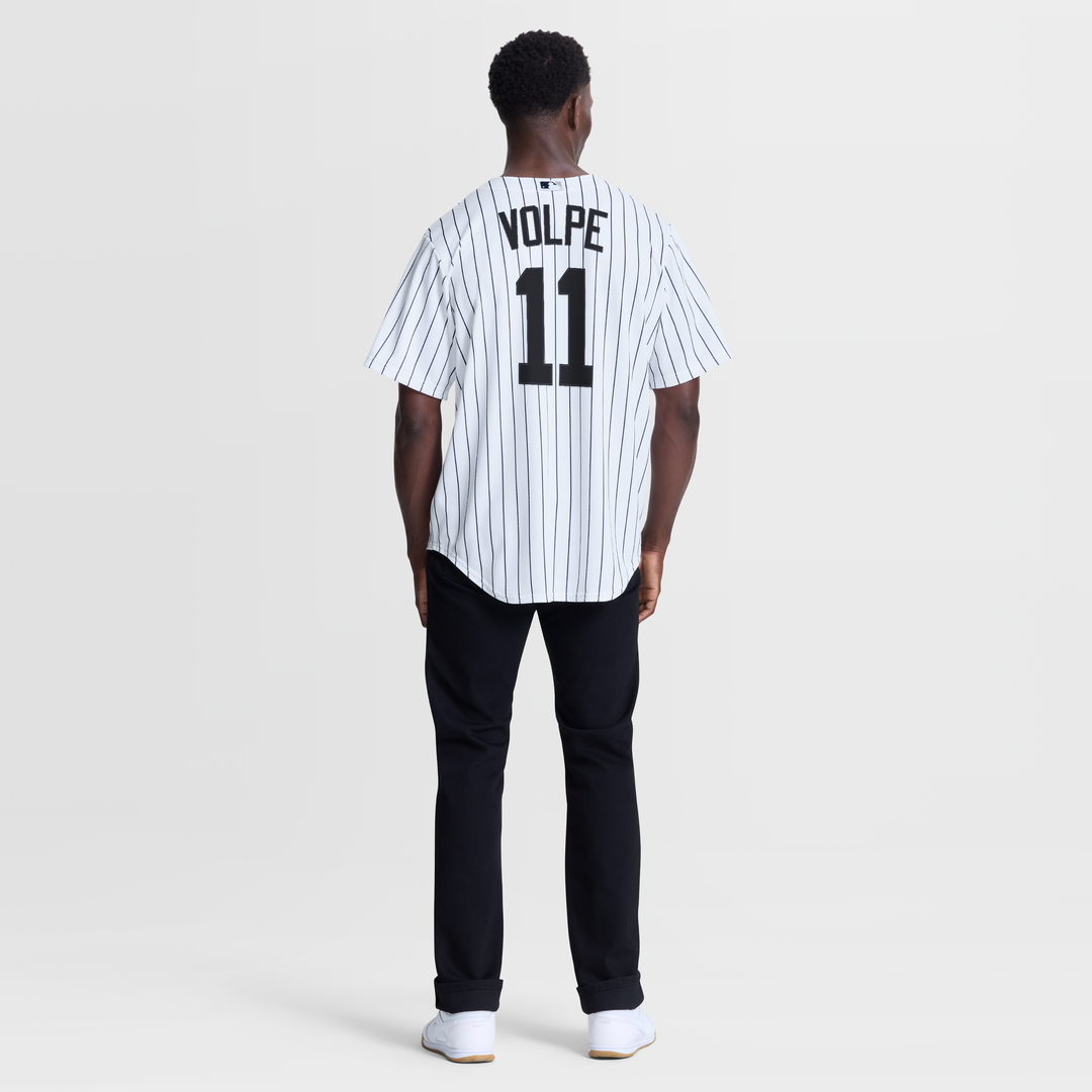 New York Yankees Anthony Volpe White Home Replica Baseball Jersey | MLB Baseball Jersey