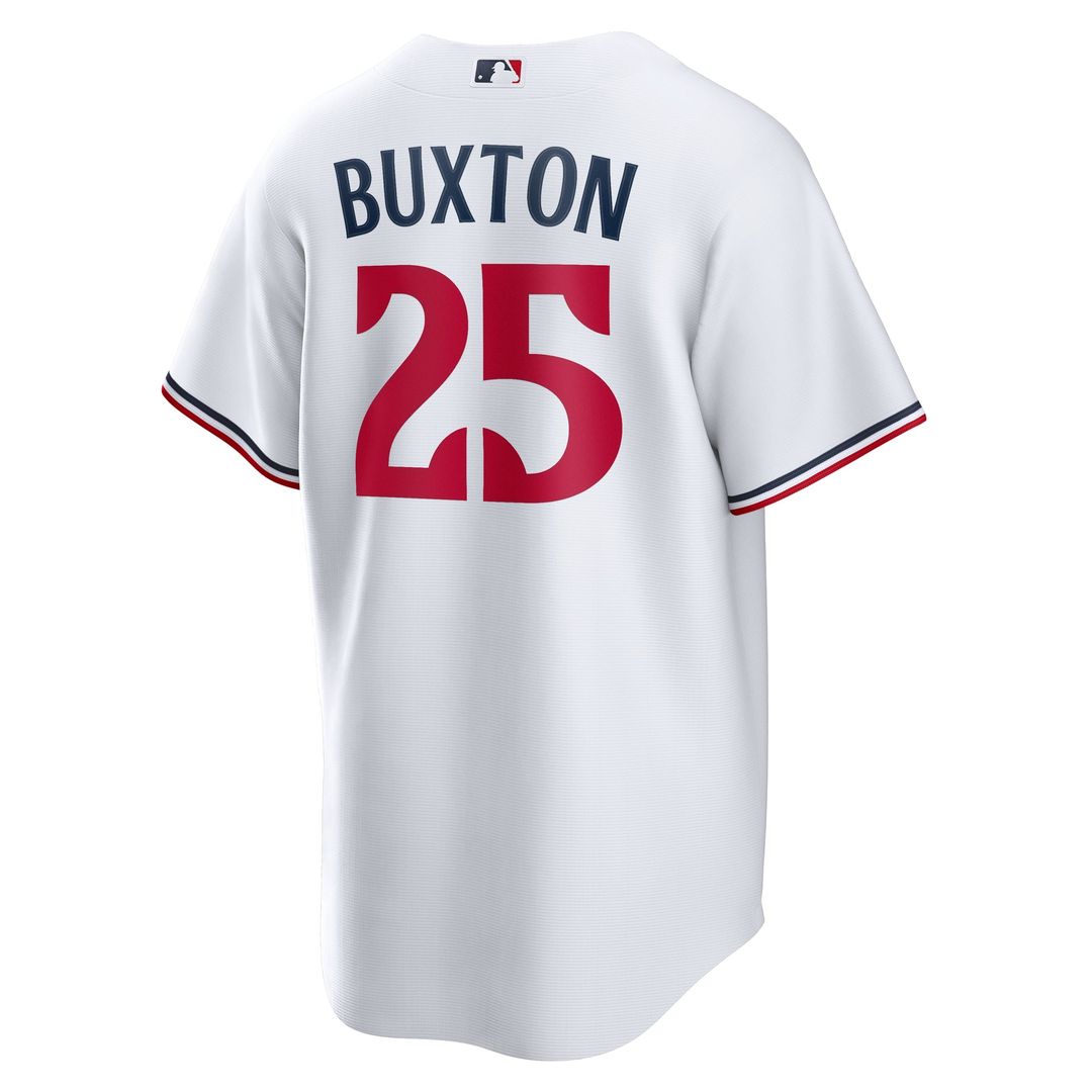 Minnesota Twins Byron Buxton White Home Replica Baseball Jersey | MLB Baseball Jersey