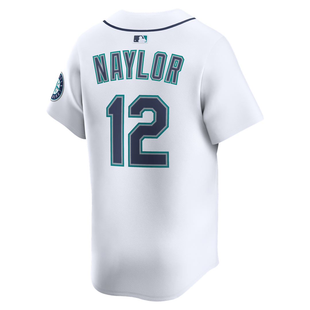 Seattle Mariners Josh Naylor White Home Limited Baseball Jersey | MLB Baseball Jersey