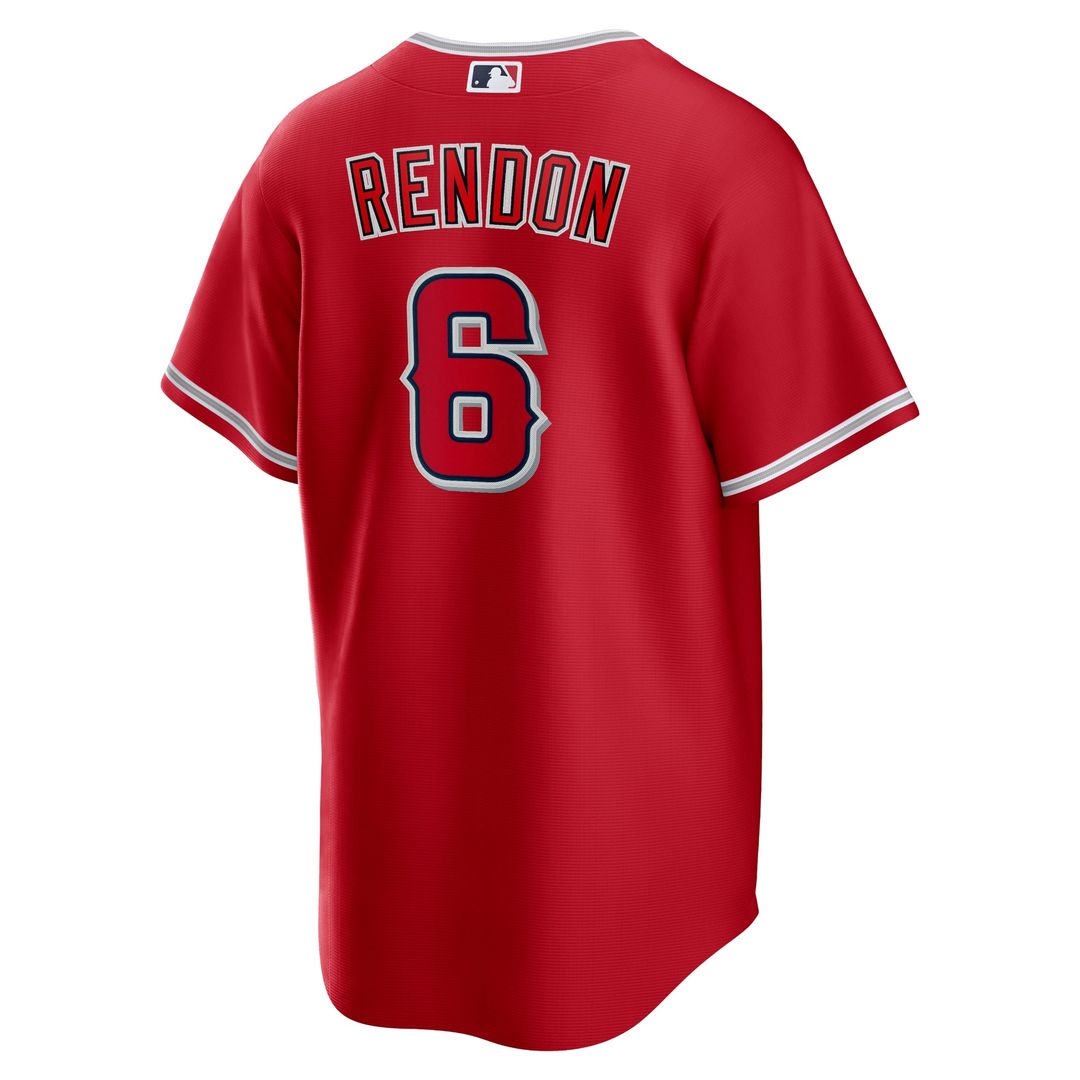 Los Angeles Angels Anthony Rendon Red Alternate Replica Player Name Baseball Jersey | MLB Baseball Jersey