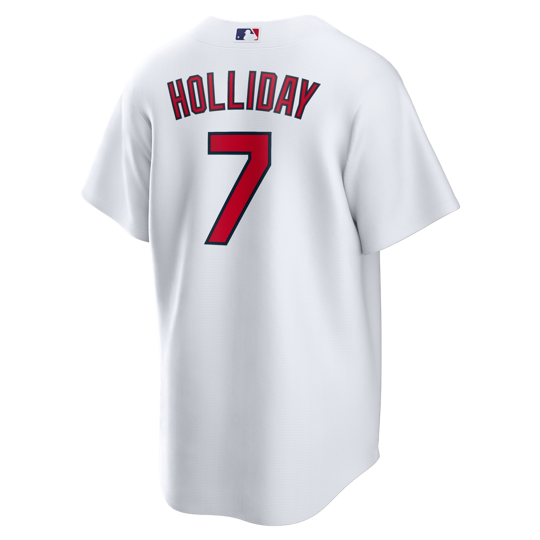 St. Louis Cardinals Matt Holliday White Home Retired Player Replica Baseball Jersey | MLB Baseball Jersey