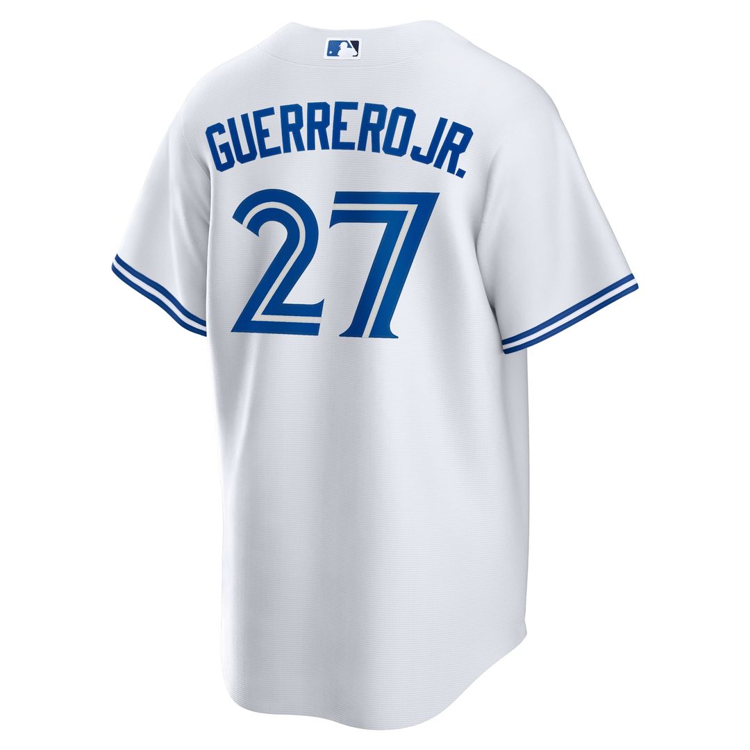 Toronto Blue Jays Vladimir Guerrero Jr. White Home Replica Player Name Baseball Jersey | MLB Baseball Jersey